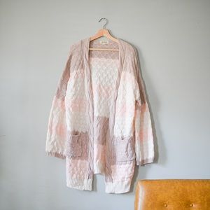 Listicle cardigan